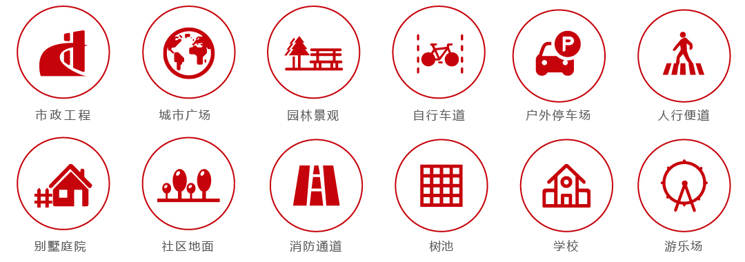 胶粘石应用场景