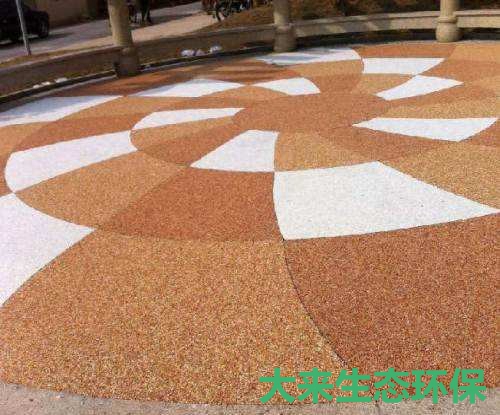 胶粘石透水材料