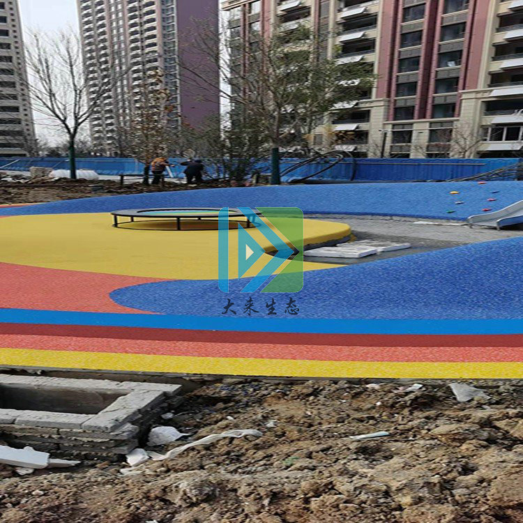 彩色强固透水混凝土做法