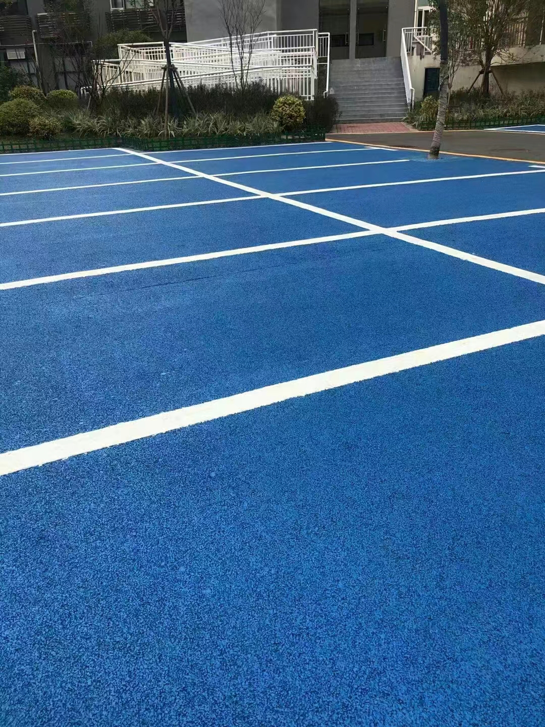 深圳彩色改色沥青----停车场案例